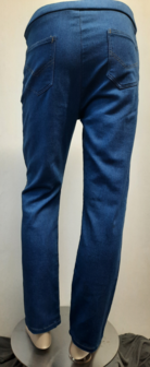 Dames Comfortbroek Jeans midden blauw